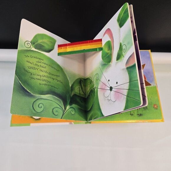 Lot of 2 Toddler Board Books - What Makes a Rainbow And Hello, World! Weather - Picture 6 of 10